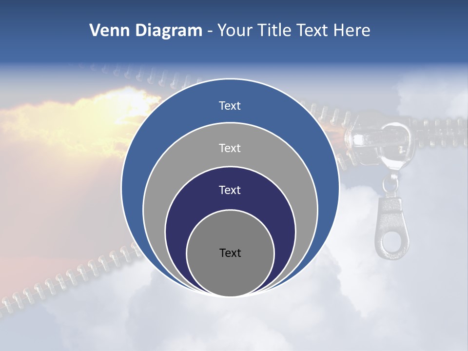 Sunset Sunbeam Beautiful PowerPoint Template