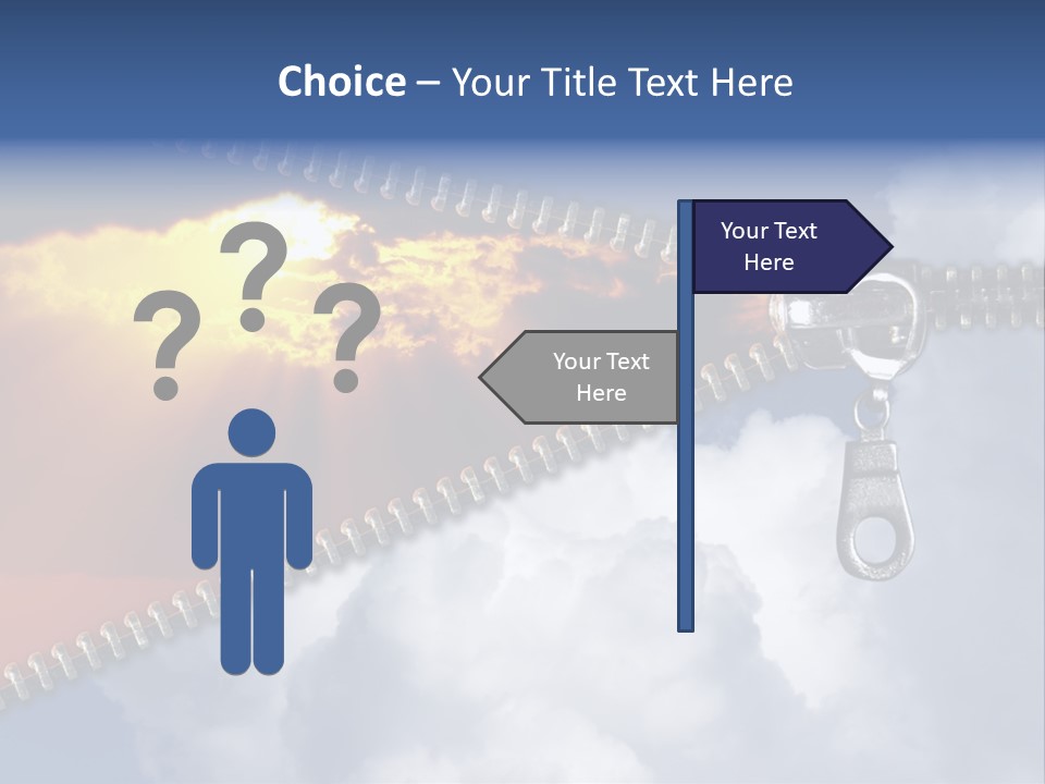 Sunset Sunbeam Beautiful PowerPoint Template