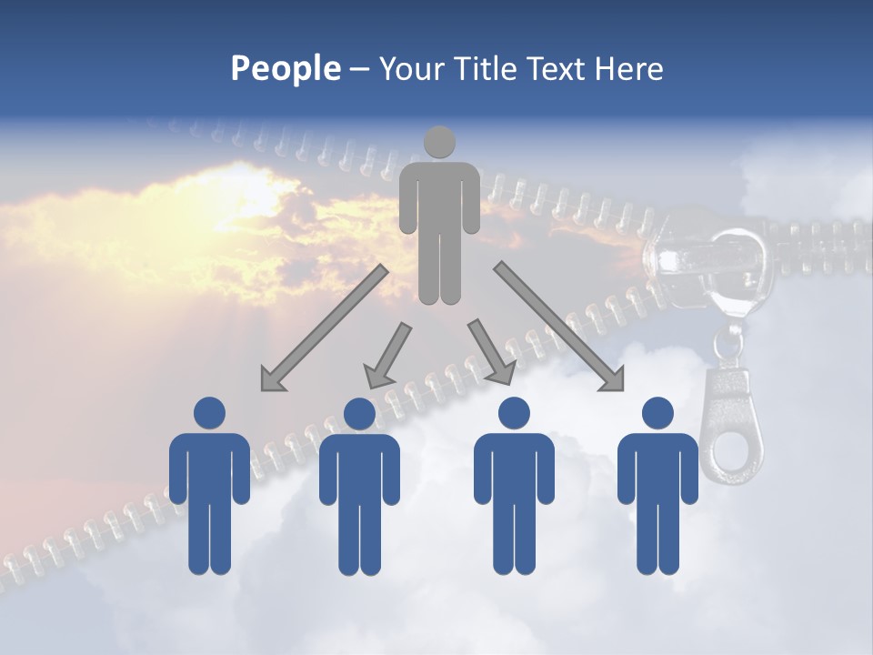 Sunset Sunbeam Beautiful PowerPoint Template