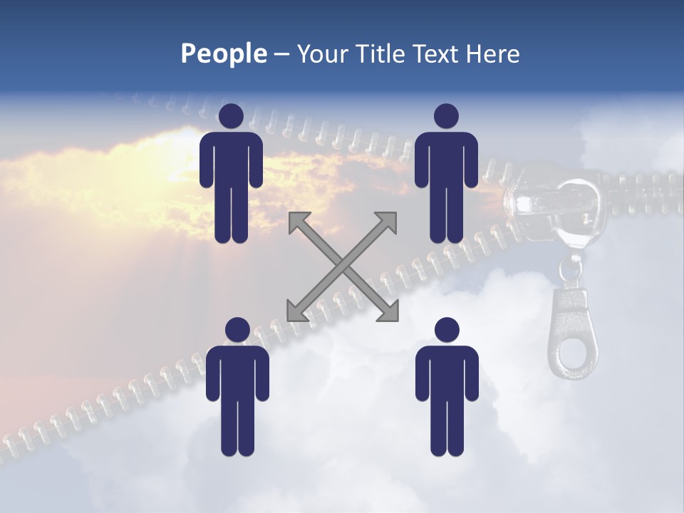 Sunset Sunbeam Beautiful PowerPoint Template