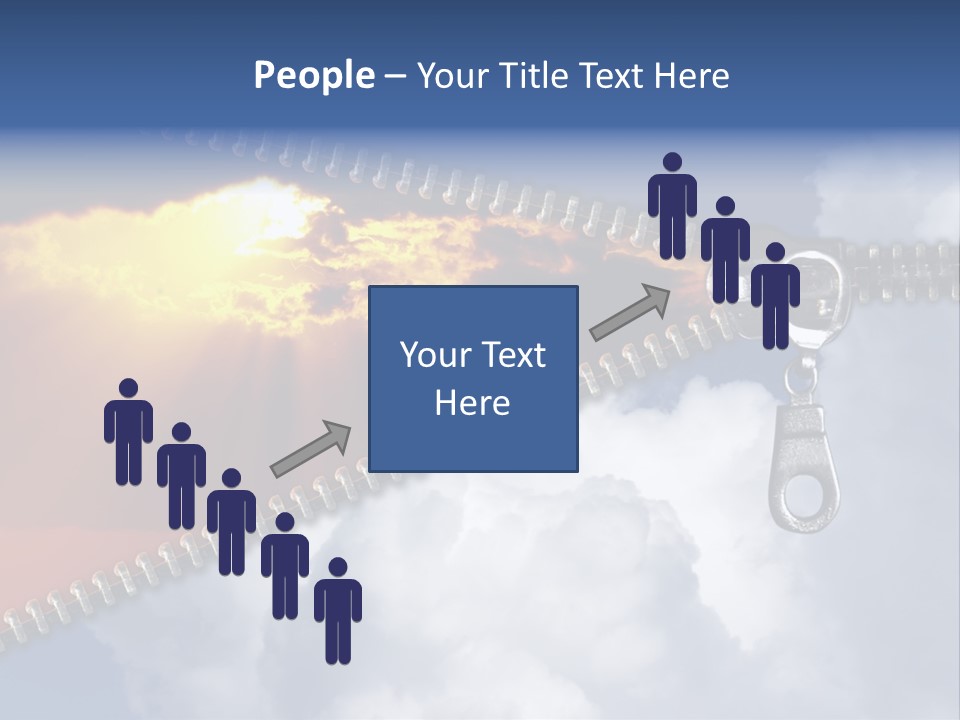 Sunset Sunbeam Beautiful PowerPoint Template