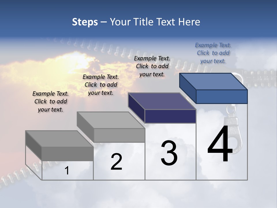 Sunset Sunbeam Beautiful PowerPoint Template