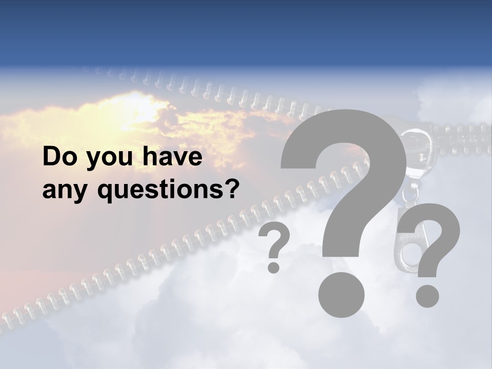 Sunset Sunbeam Beautiful PowerPoint Template