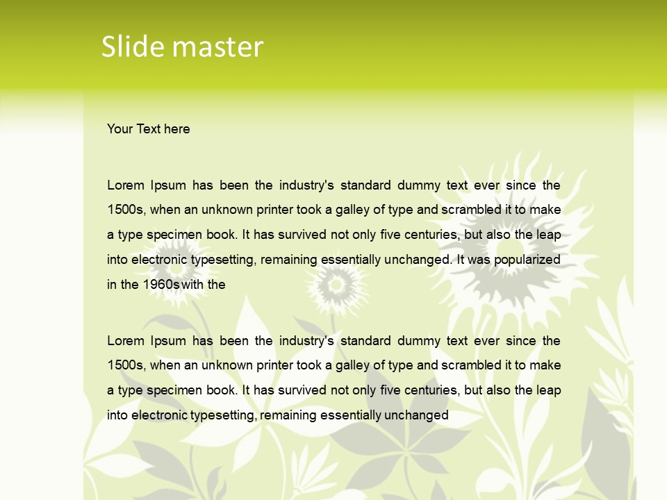 Background Graphic Element PowerPoint Template