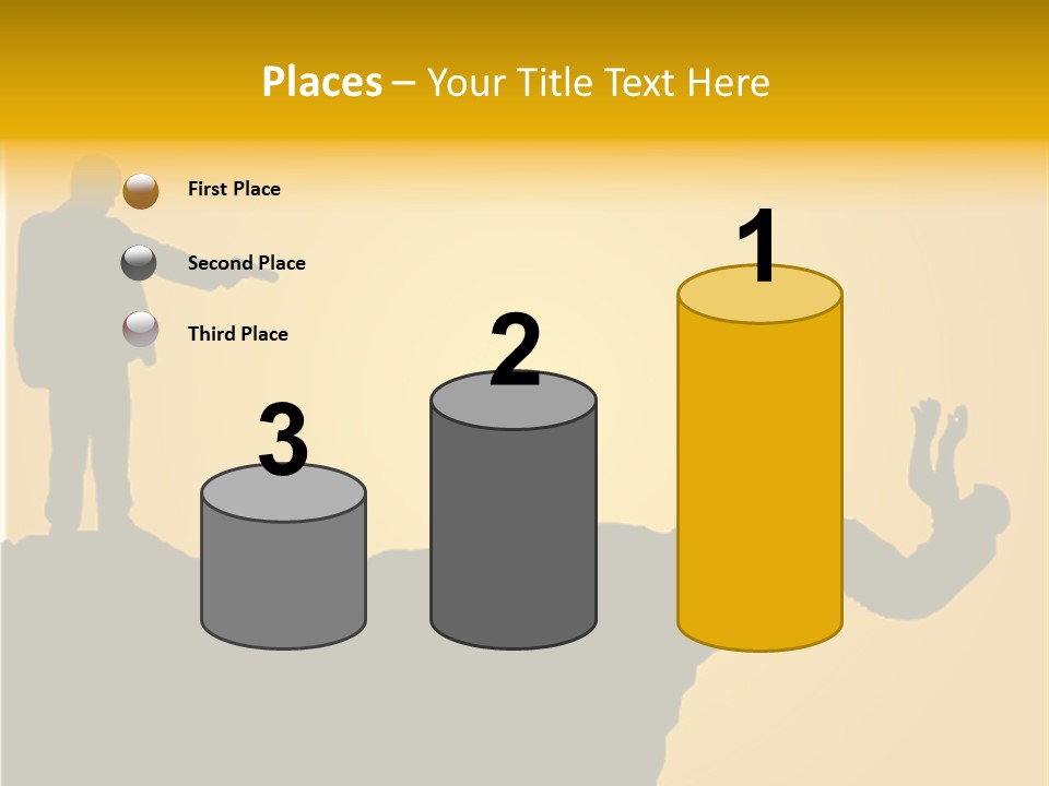 Table Foreground Vertical PowerPoint Template