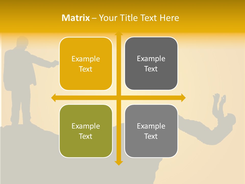 Table Foreground Vertical PowerPoint Template