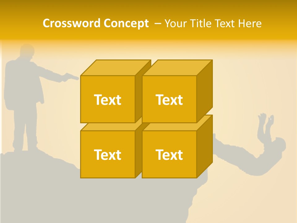 Table Foreground Vertical PowerPoint Template