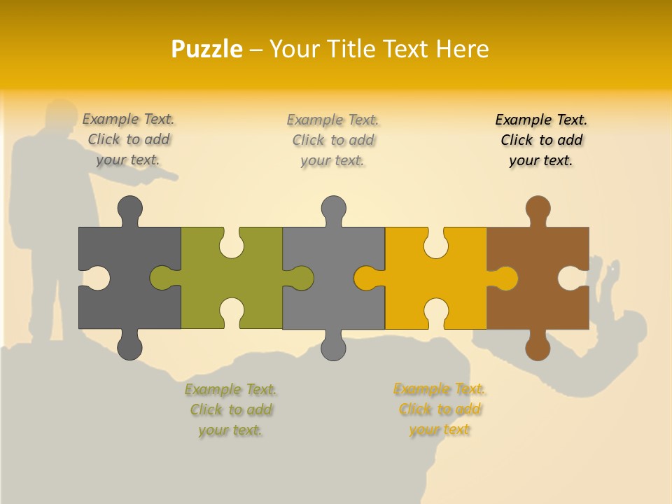 Table Foreground Vertical PowerPoint Template
