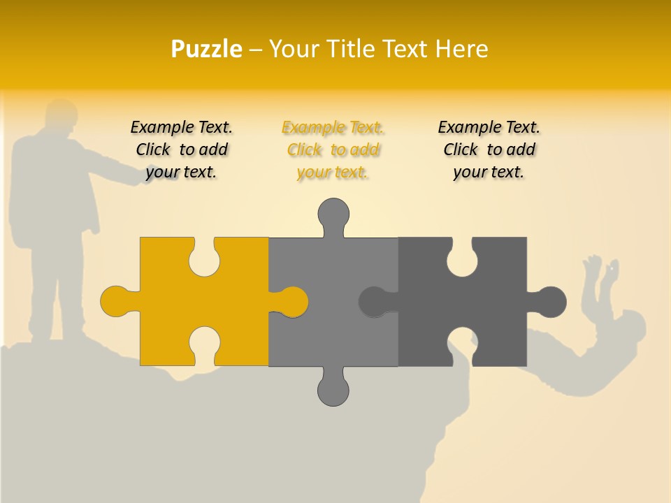 Table Foreground Vertical PowerPoint Template