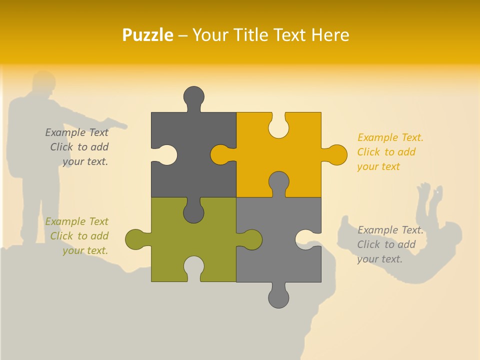 Table Foreground Vertical PowerPoint Template