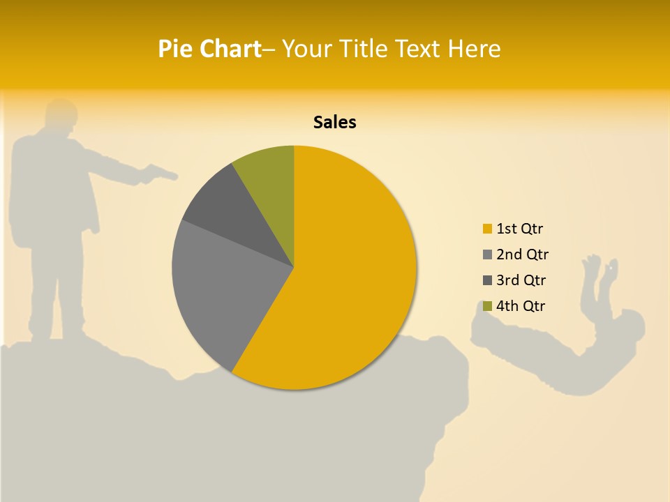 Table Foreground Vertical PowerPoint Template