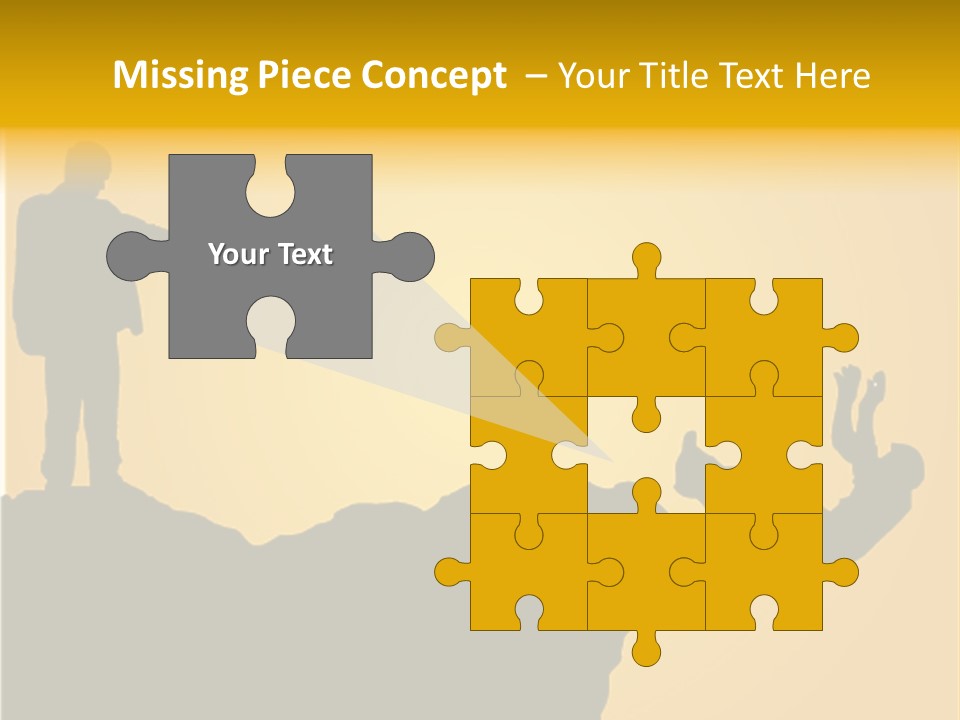 Table Foreground Vertical PowerPoint Template