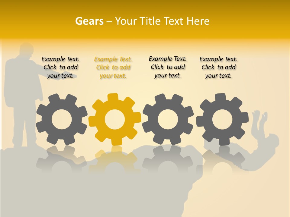 Table Foreground Vertical PowerPoint Template
