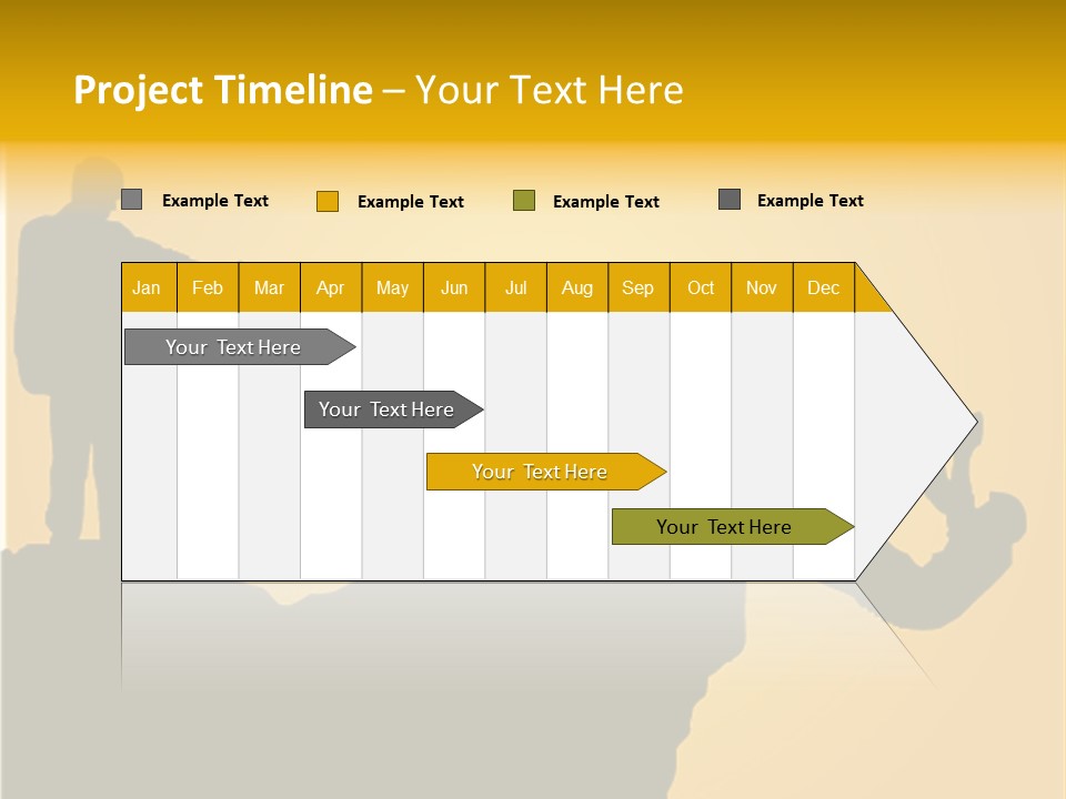 Table Foreground Vertical PowerPoint Template