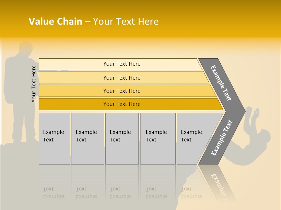 Table Foreground Vertical PowerPoint Template