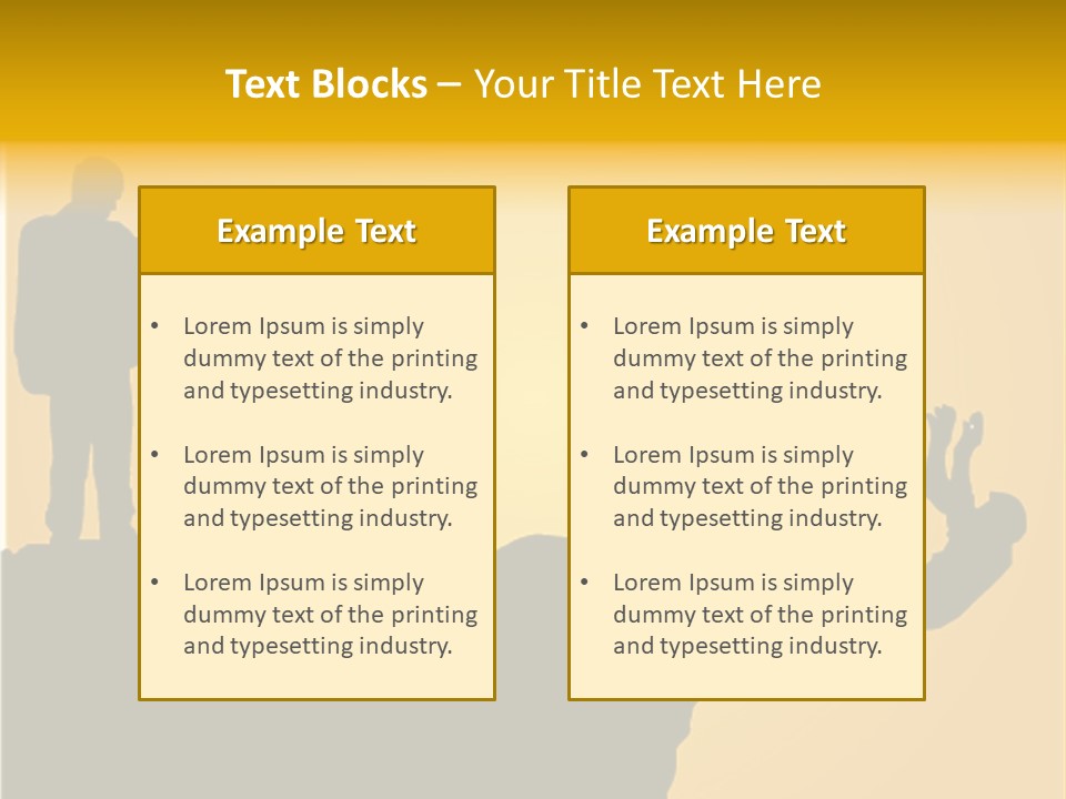 Table Foreground Vertical PowerPoint Template