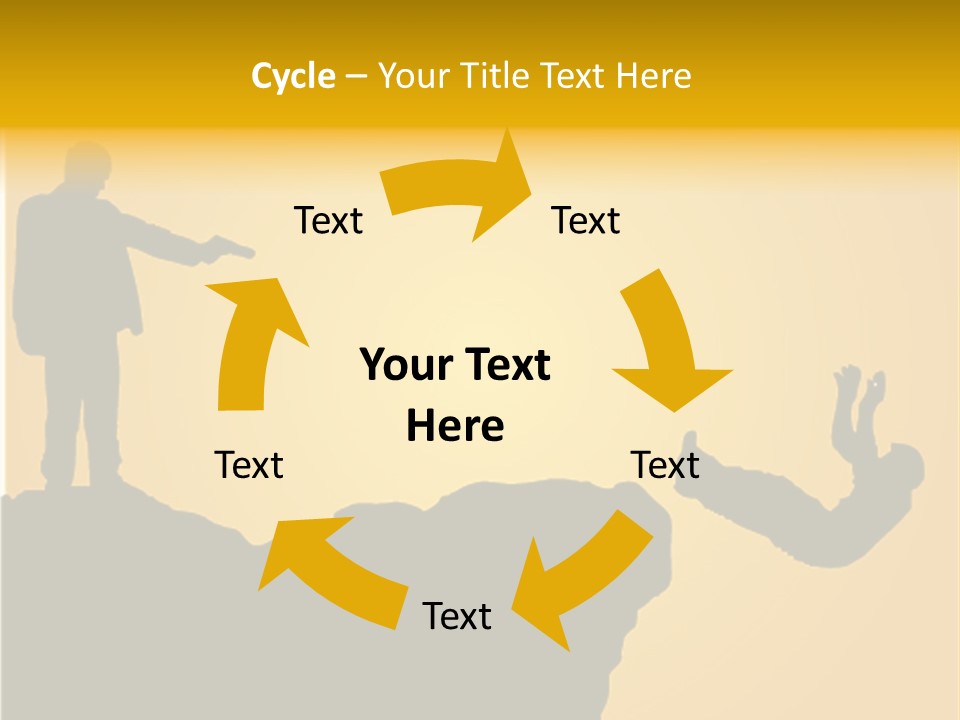 Table Foreground Vertical PowerPoint Template