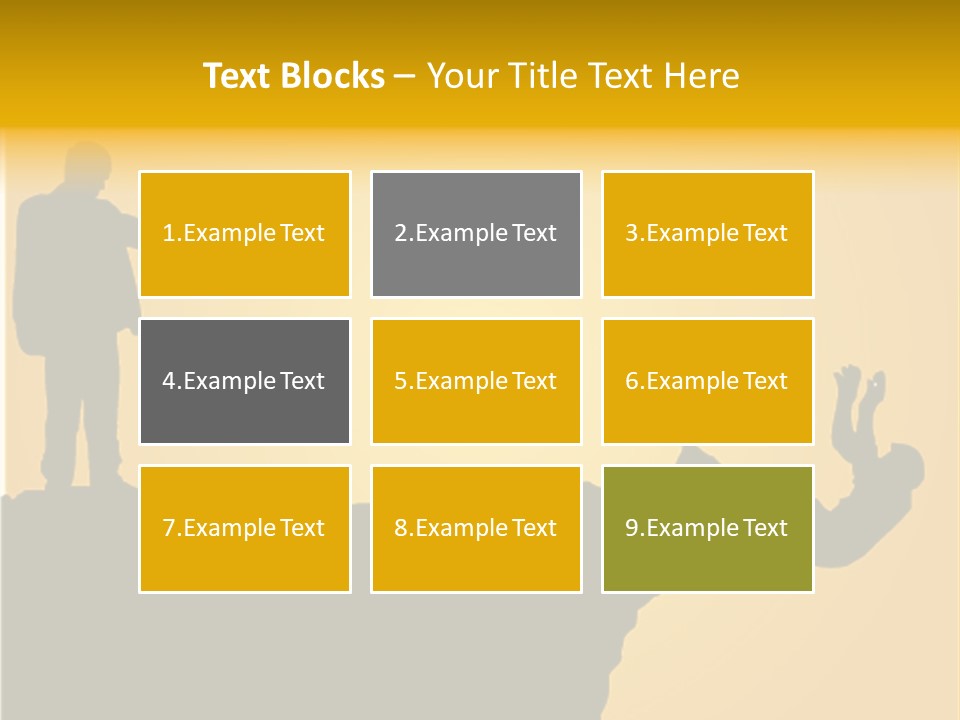 Table Foreground Vertical PowerPoint Template