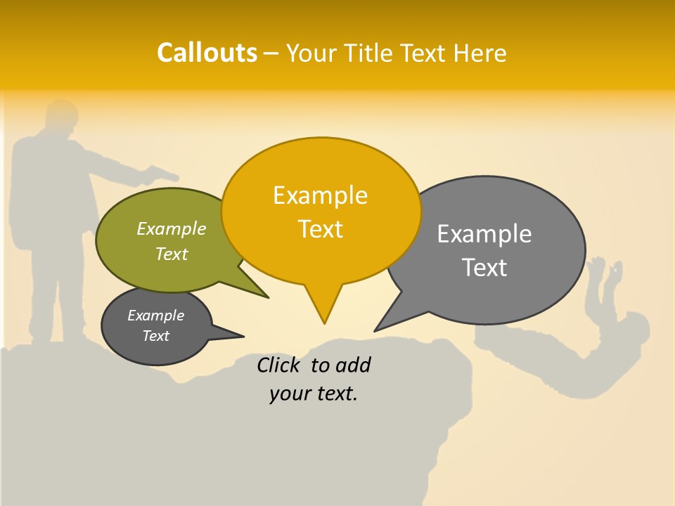 Table Foreground Vertical PowerPoint Template