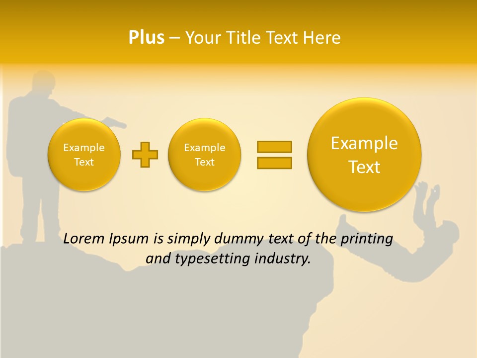 Table Foreground Vertical PowerPoint Template