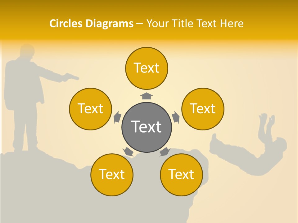 Table Foreground Vertical PowerPoint Template
