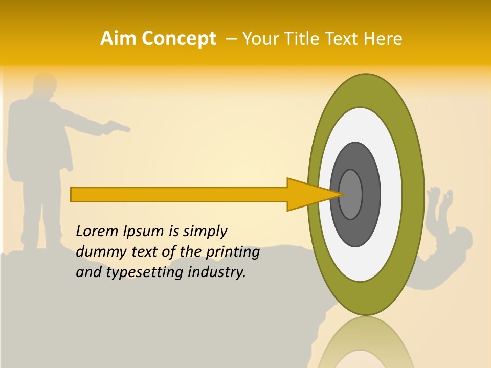 Table Foreground Vertical PowerPoint Template