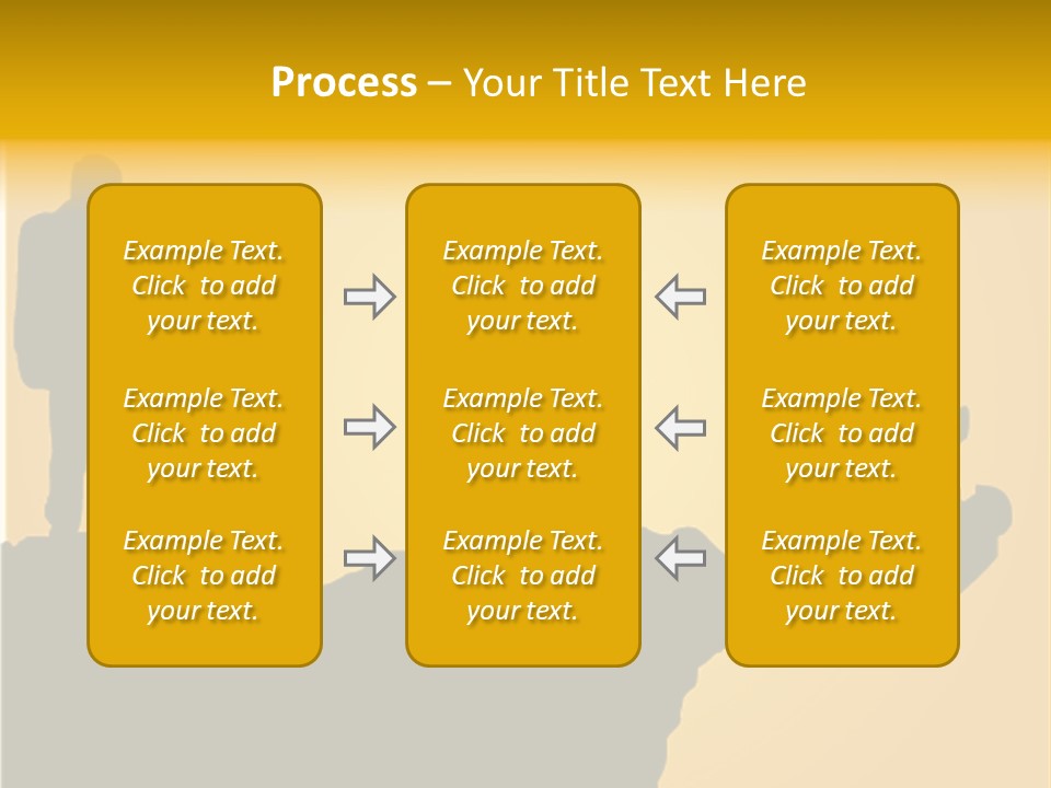 Table Foreground Vertical PowerPoint Template