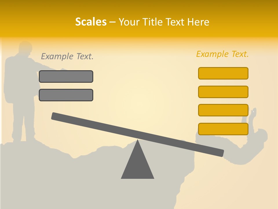 Table Foreground Vertical PowerPoint Template