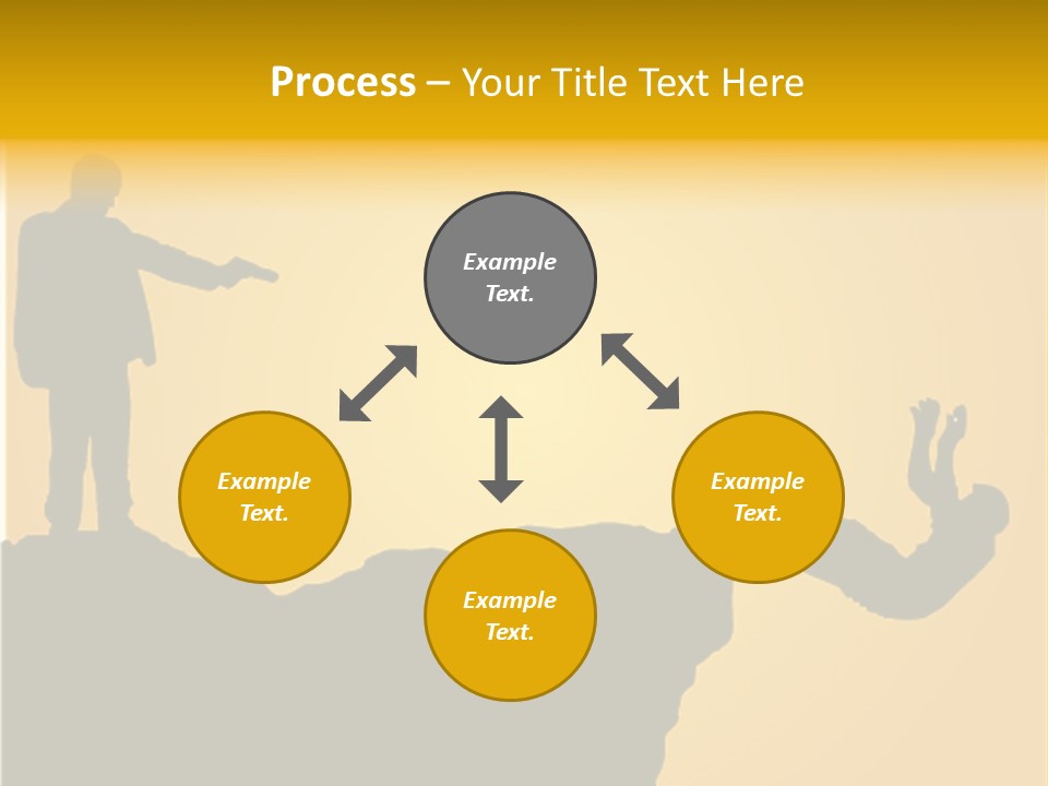Table Foreground Vertical PowerPoint Template
