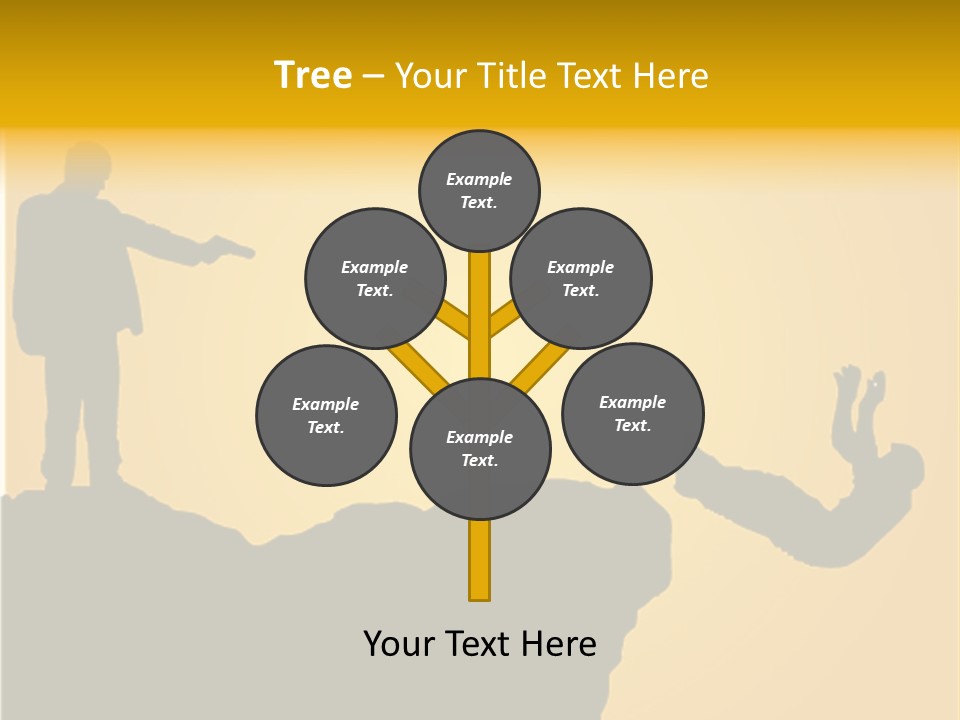 Table Foreground Vertical PowerPoint Template