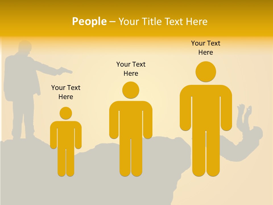 Table Foreground Vertical PowerPoint Template