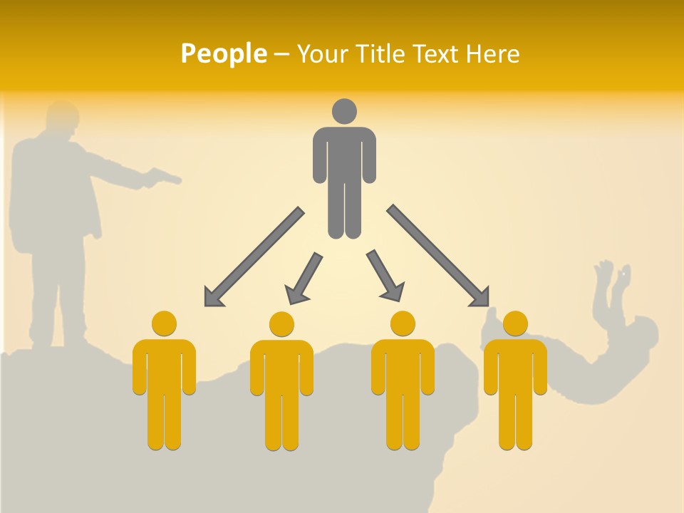 Table Foreground Vertical PowerPoint Template