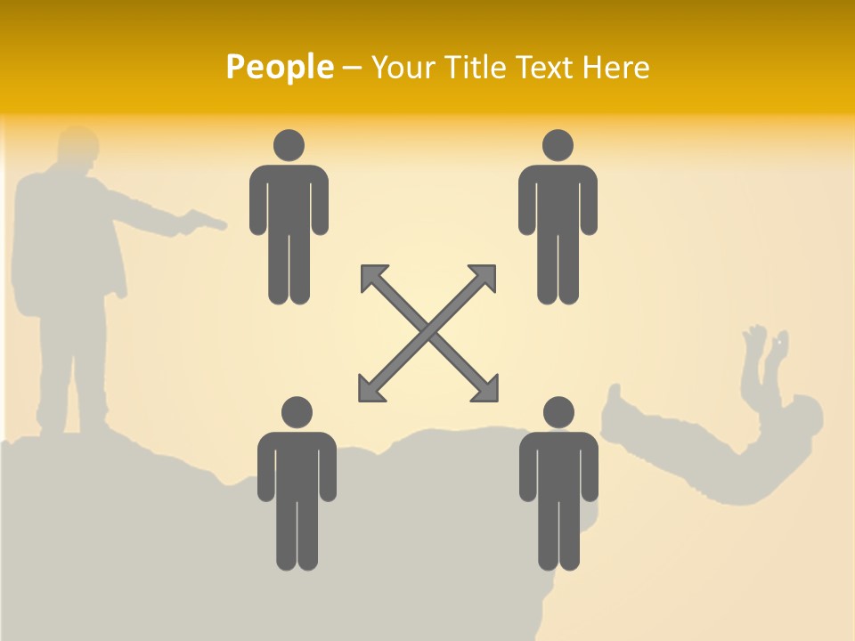 Table Foreground Vertical PowerPoint Template