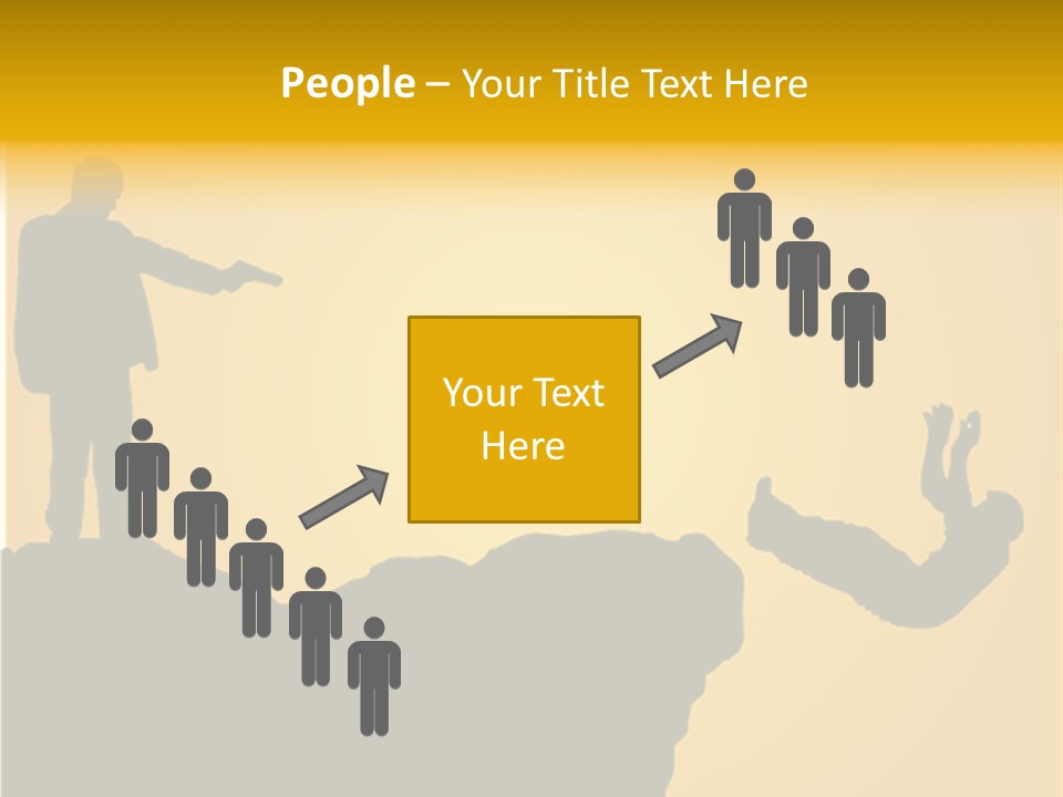 Table Foreground Vertical PowerPoint Template