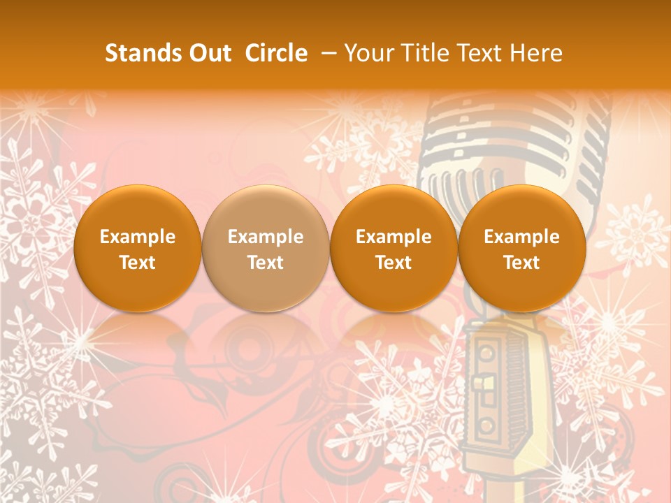 Singer Station Rock PowerPoint Template