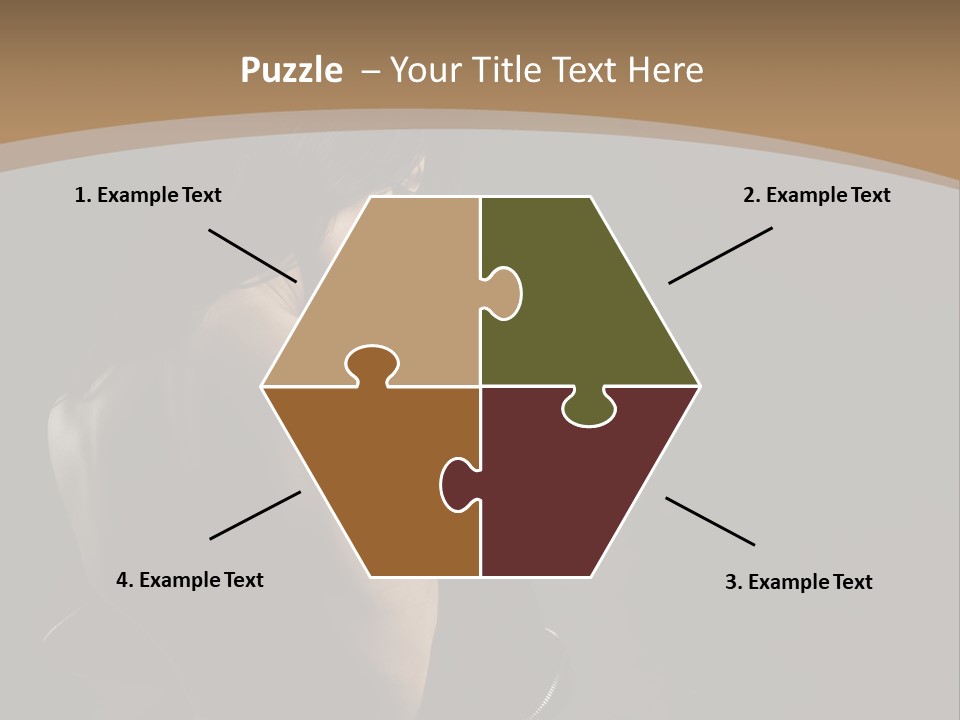 A Woman In A Black Dress With Her Back Turned To The Camera PowerPoint Template