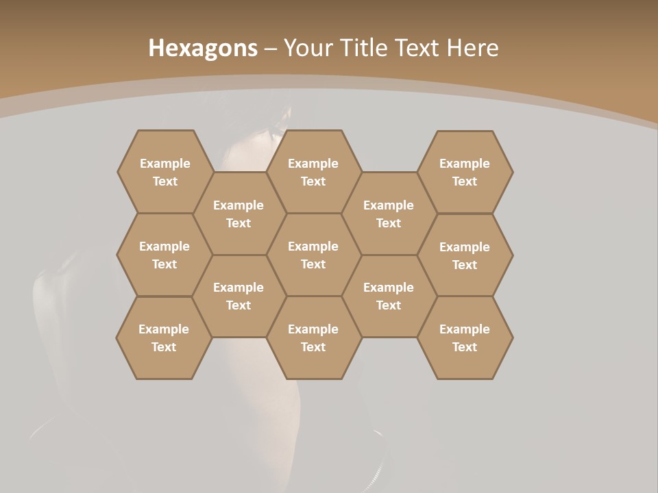 A Woman In A Black Dress With Her Back Turned To The Camera PowerPoint Template