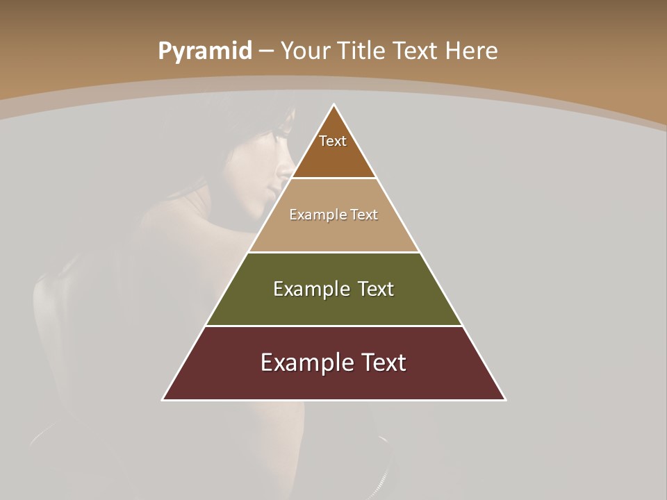 A Woman In A Black Dress With Her Back Turned To The Camera PowerPoint Template