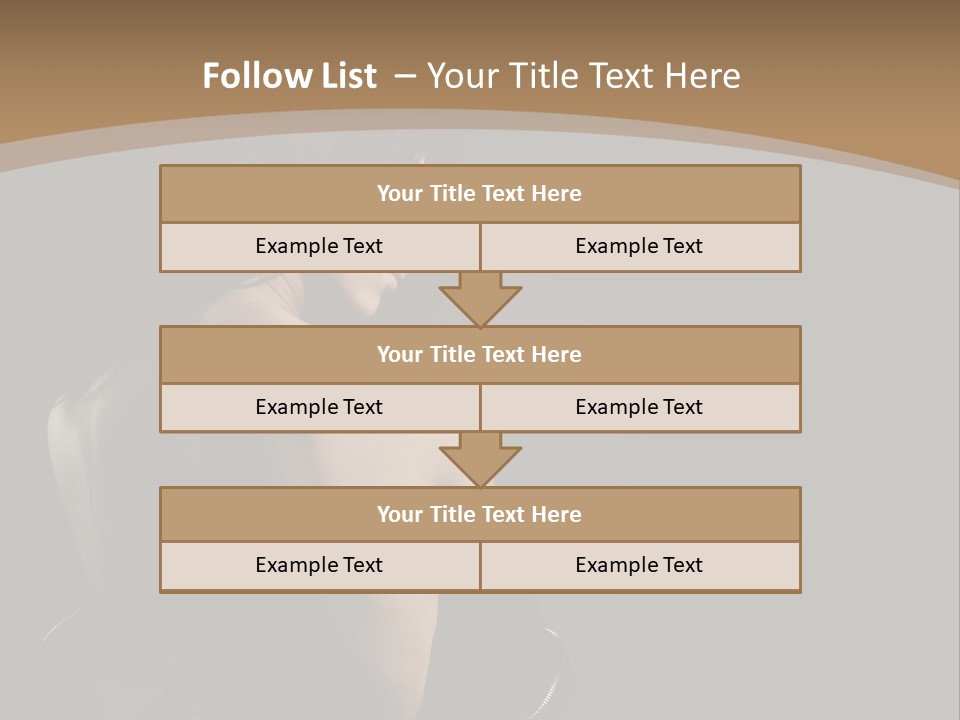 A Woman In A Black Dress With Her Back Turned To The Camera PowerPoint Template