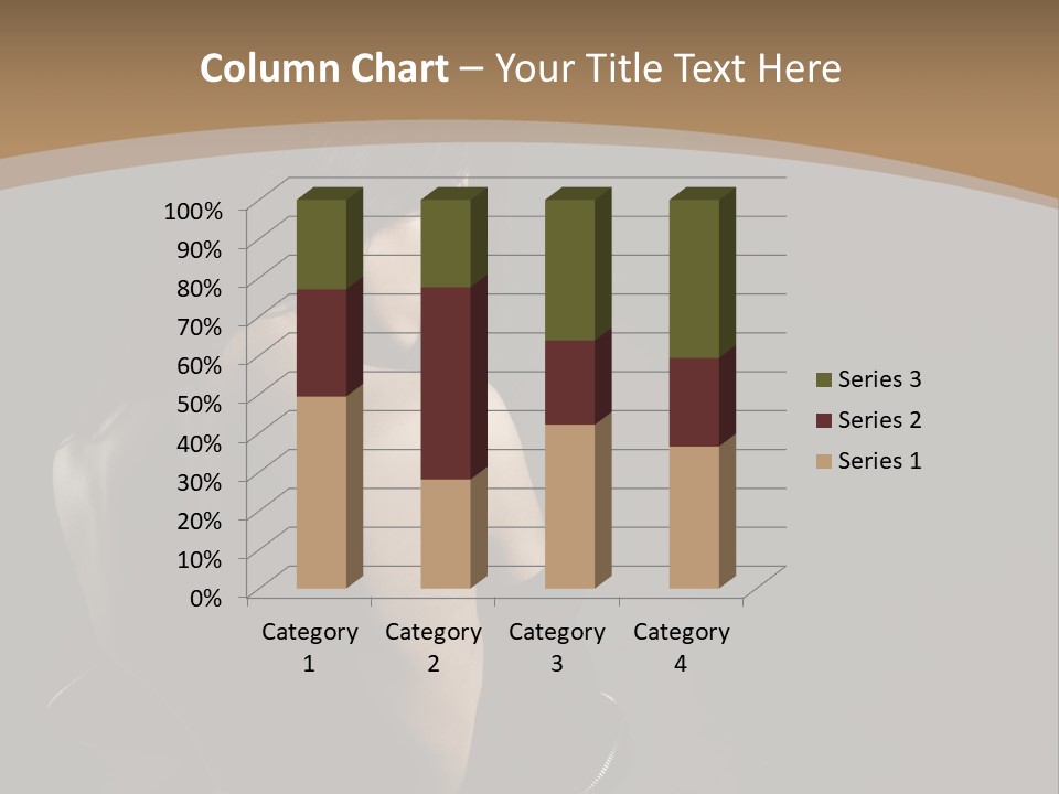 A Woman In A Black Dress With Her Back Turned To The Camera PowerPoint Template