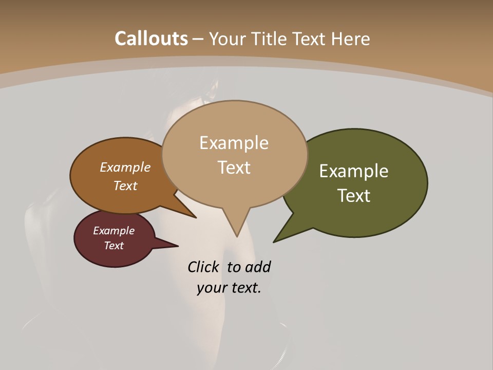 A Woman In A Black Dress With Her Back Turned To The Camera PowerPoint Template