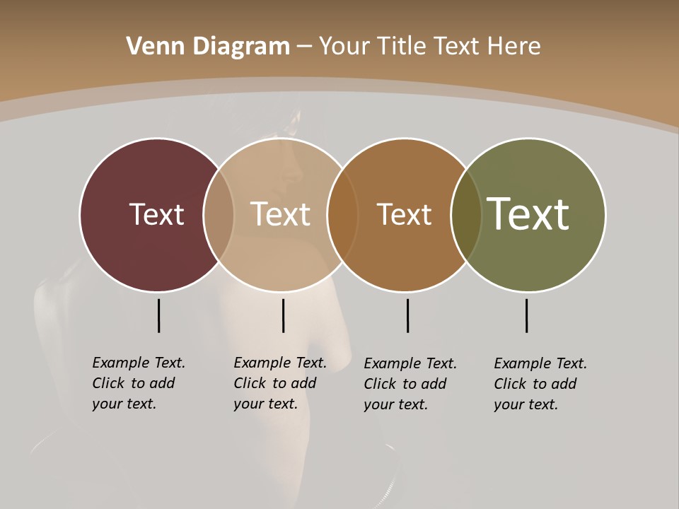 A Woman In A Black Dress With Her Back Turned To The Camera PowerPoint Template