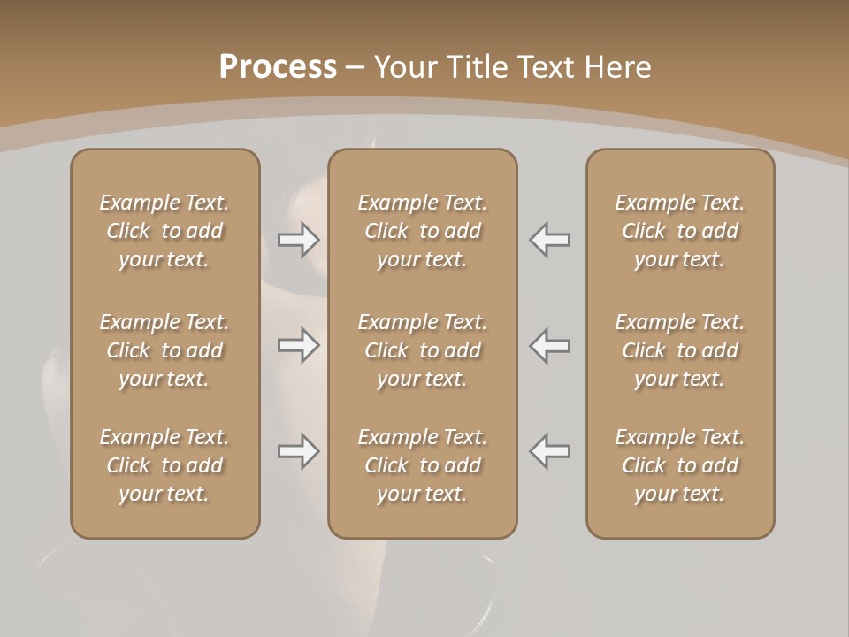 A Woman In A Black Dress With Her Back Turned To The Camera PowerPoint Template