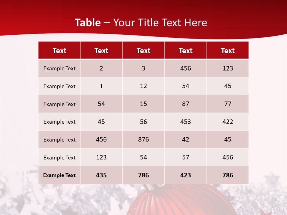 Winter December Christmastime PowerPoint Template