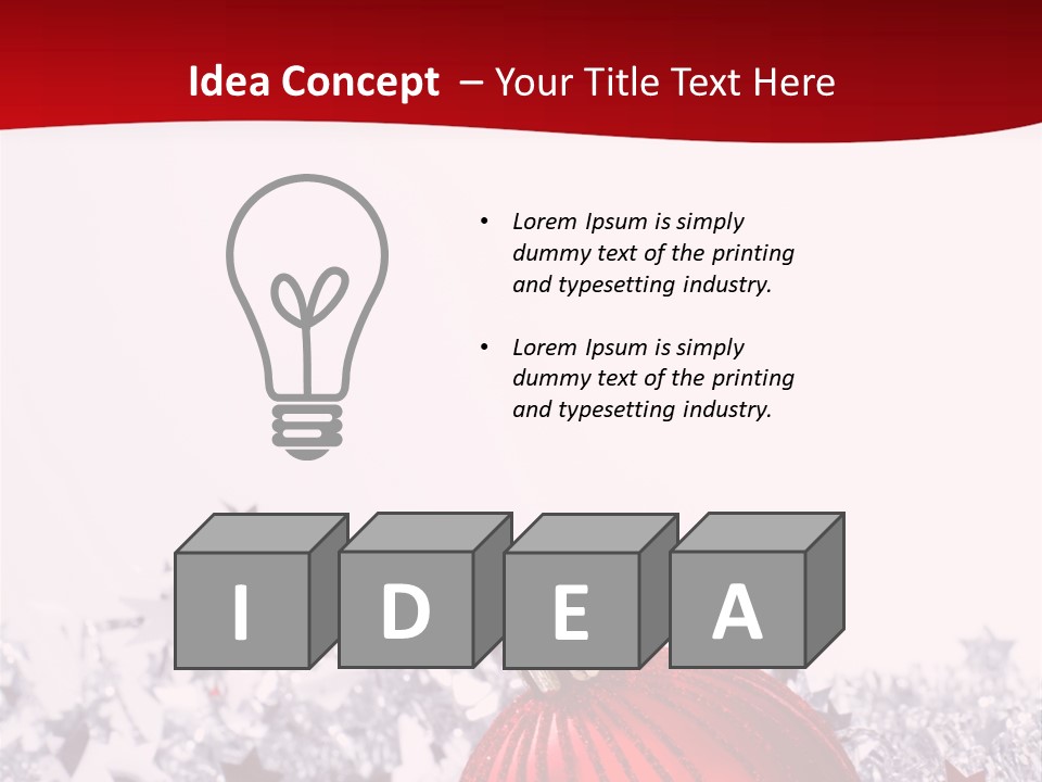 Winter December Christmastime PowerPoint Template