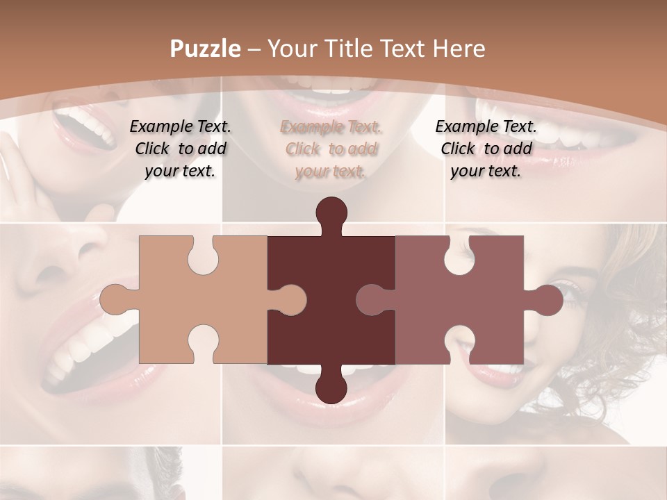 Care Happy Young PowerPoint Template