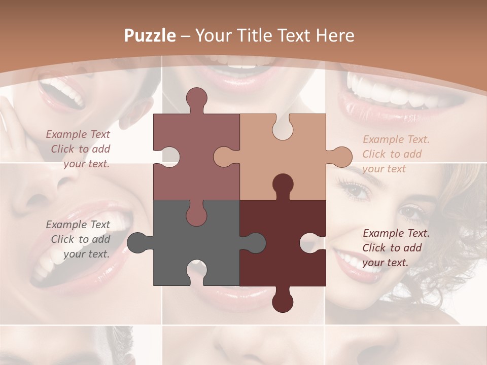 Care Happy Young PowerPoint Template