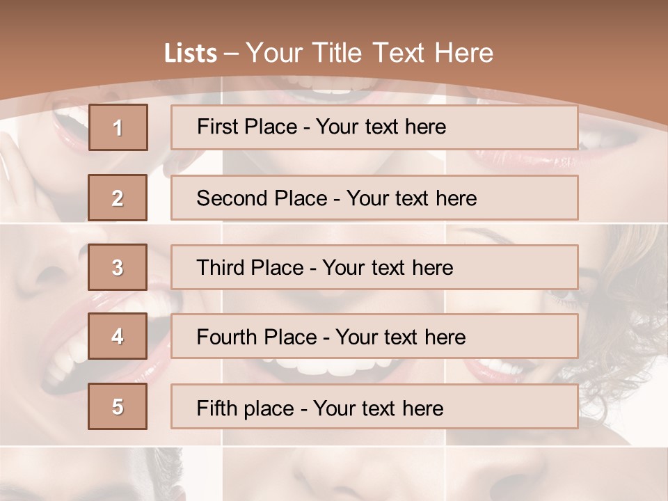 Care Happy Young PowerPoint Template