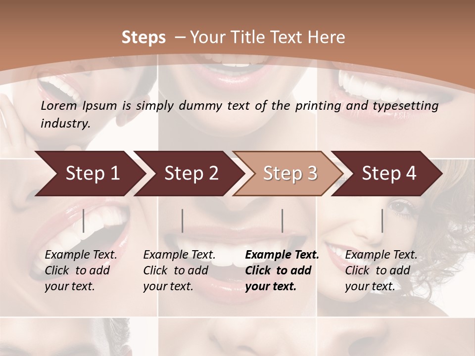Care Happy Young PowerPoint Template