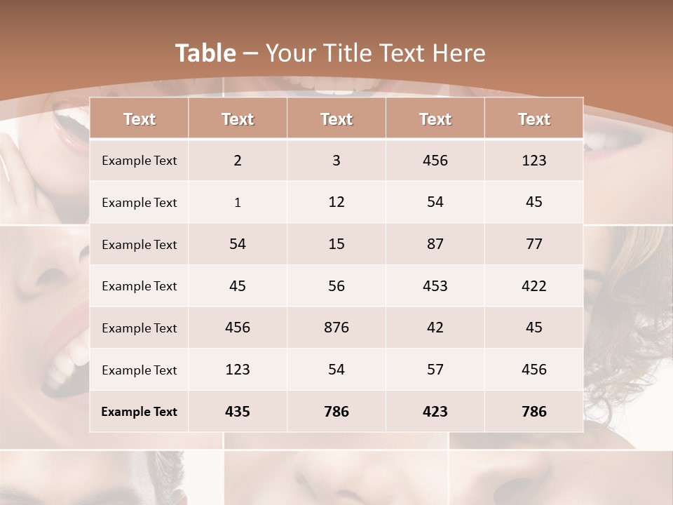 Care Happy Young PowerPoint Template